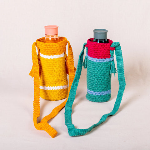 Crochet Bottle Sling Bag