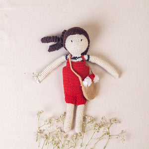 Crochet Dolly - Red Dress