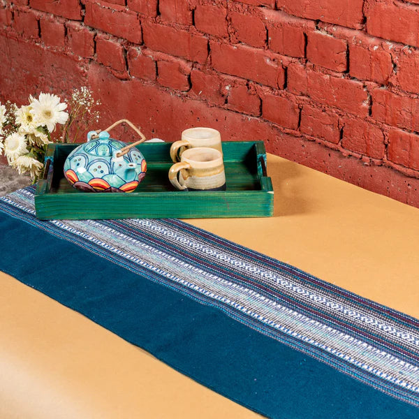 Table Runner - Blue Dari