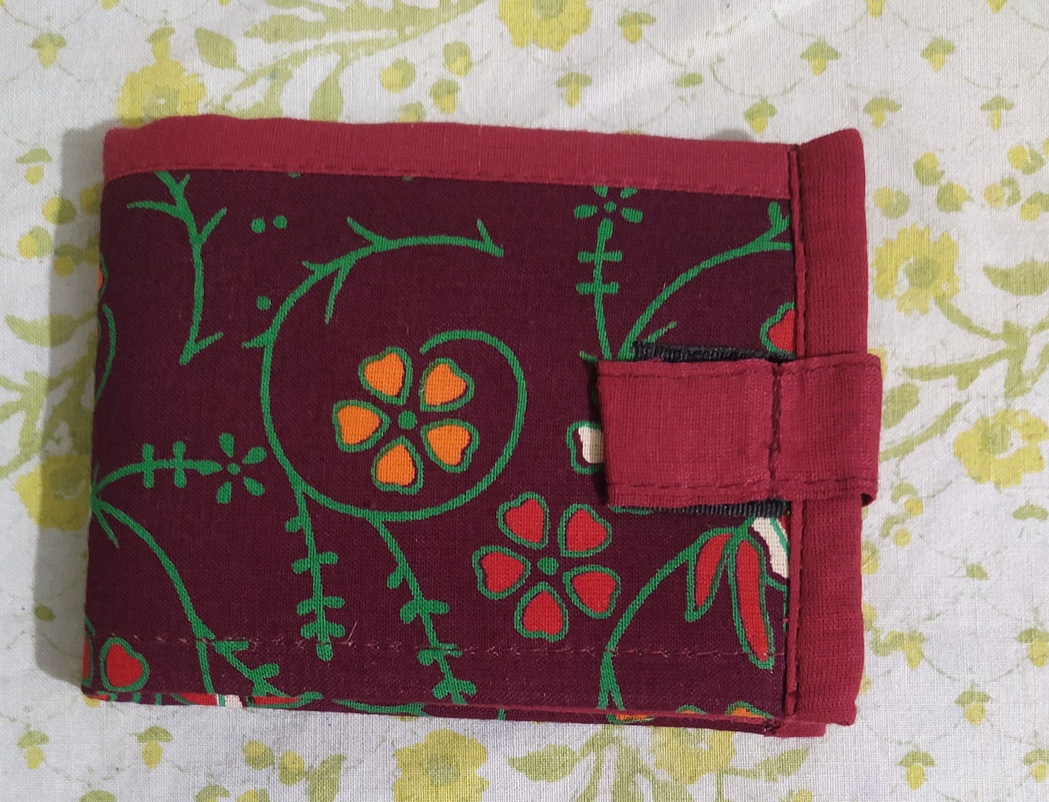 Unisex Wallet with Flap-Red