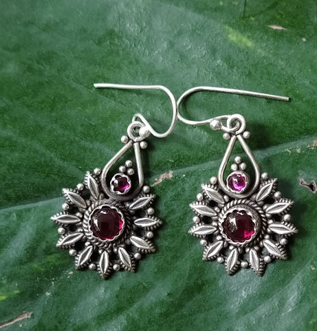 Silver earrings-8