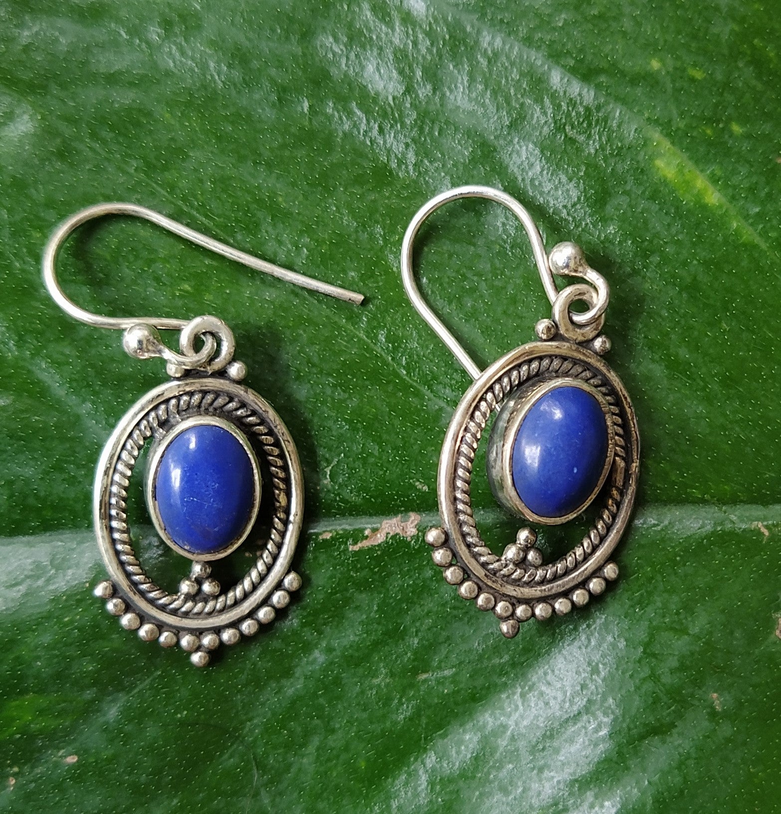 Silver earrings-2