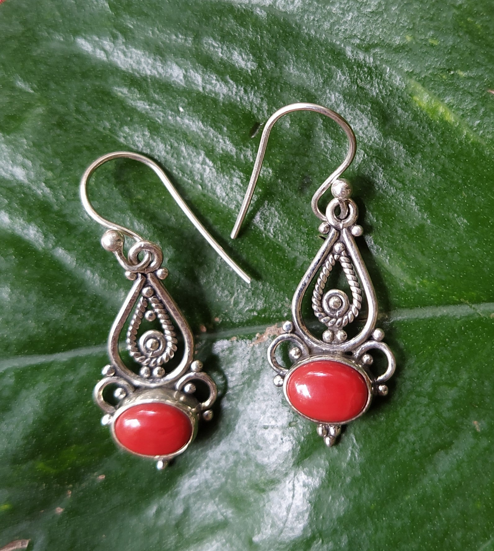 Silver earrings-9