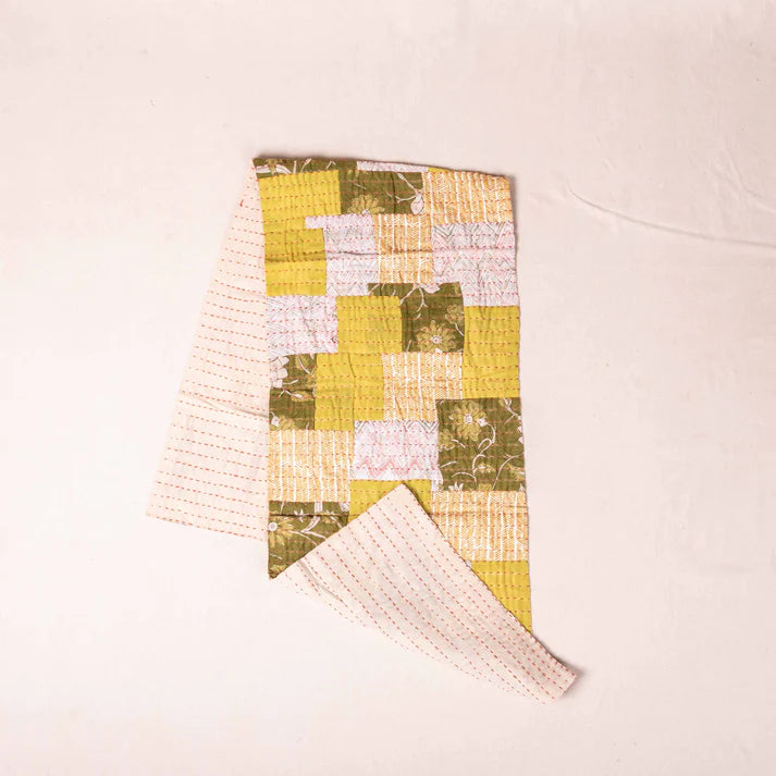 Table Runner - Chindi Sujha Yellow