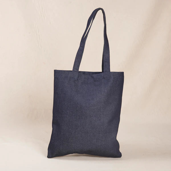 Kantha Denim Shopping Tote Bag
