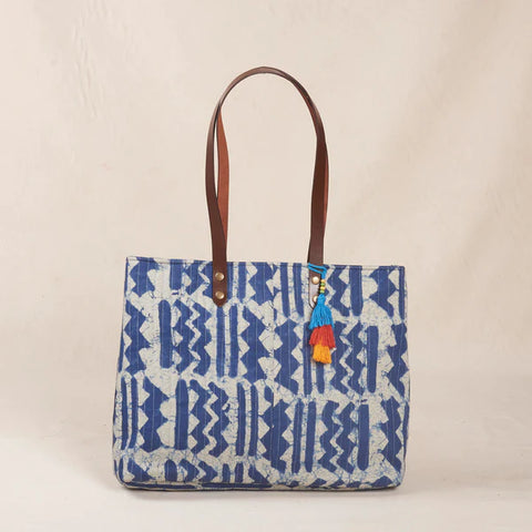 Kristeen Tote Bag - Blue