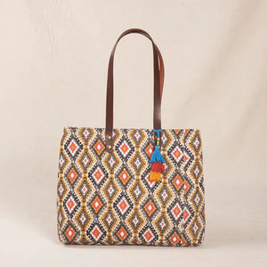 Kristeen Tote Bag - Ikat