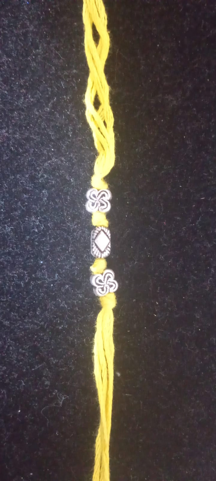Yellow Thread Rakhi