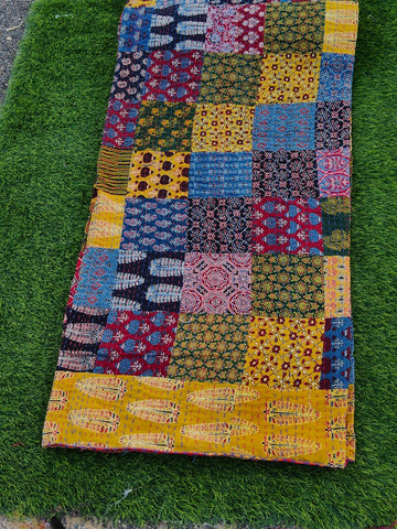 Bedcover- Patch work-Multcolour