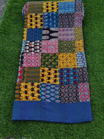 Bedcover- Patch work-Multicolour
