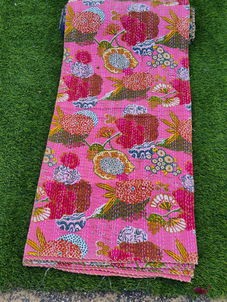 Bedcover- Kantha work