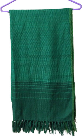 Handwoven Woolen stole - Green