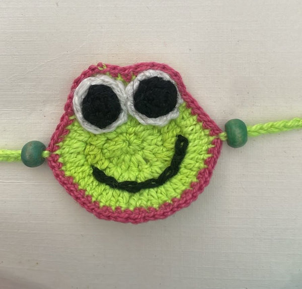 Handmade Crochet Rakhi -Owl