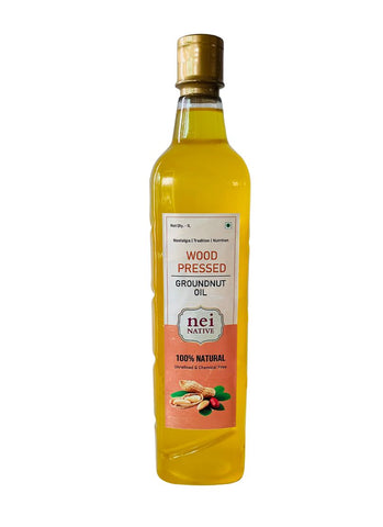 Wood Pressed Groundnut Oil