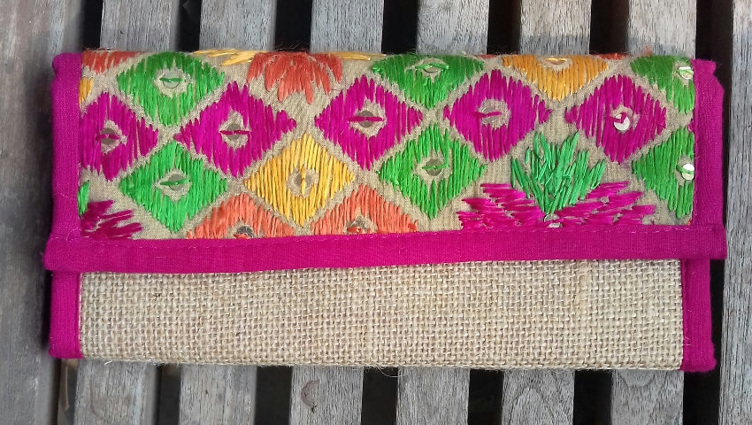 Ladies Wallet-Fulkari