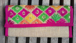 Ladies Wallet-Fulkari