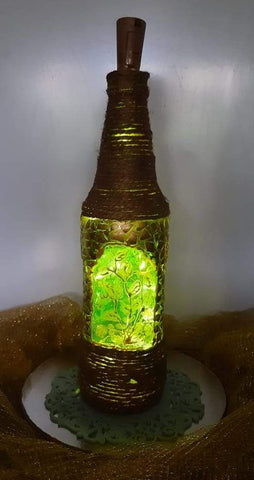 Hand Painted Bottle - Jharokha