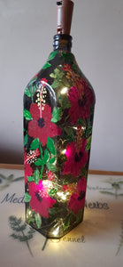 Hand Painted Bottle - Spring