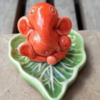 Ceramic Ganesh idol