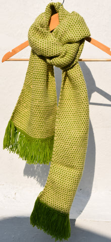 Woolen scarf - Parrot green