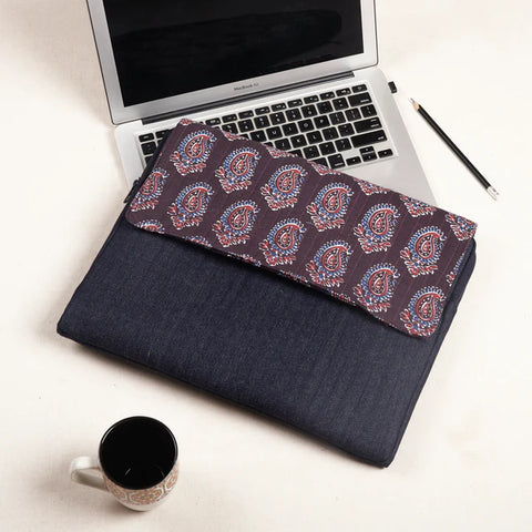 Laptop Sleeve (Landscape with Flap) - Denim