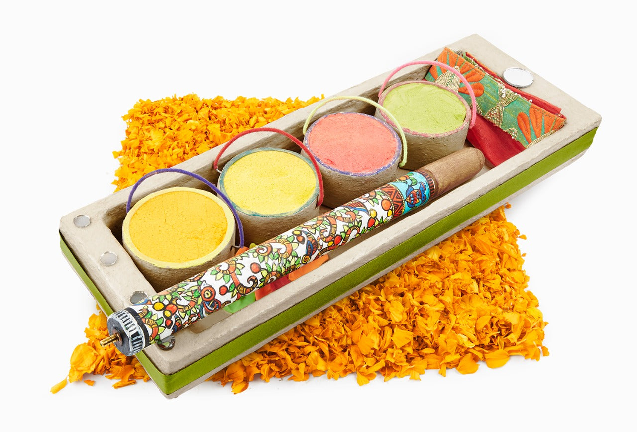 All-in-one Natural Holi Colours Combo