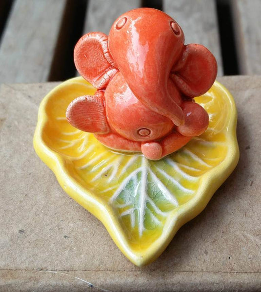 Ceramic Ganesh idol