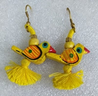 Yellow bird Earrings