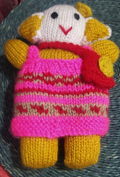 Doll with a bag