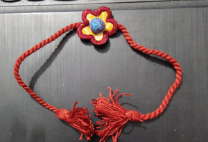 Handmade Thread Patchwork Rakhi