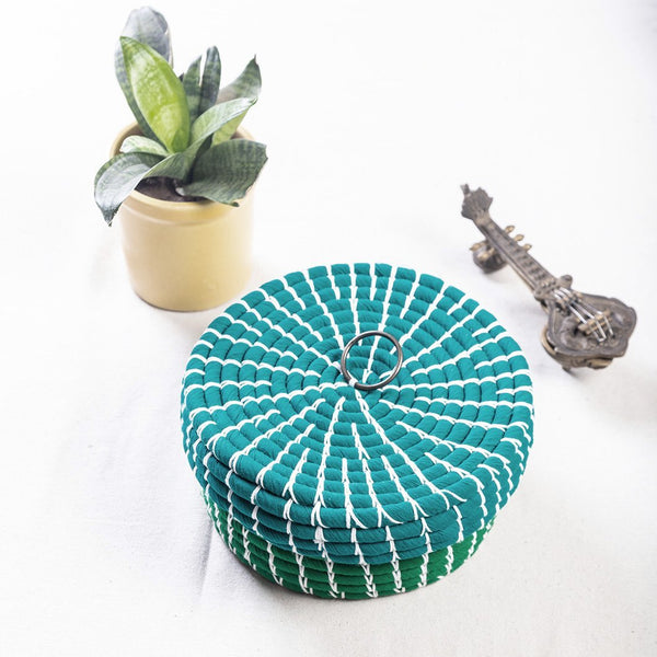 Handwoven Bread basket with a Lid (7 inches)