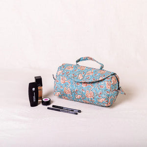 Indu Make-up Pouch - Blue Print