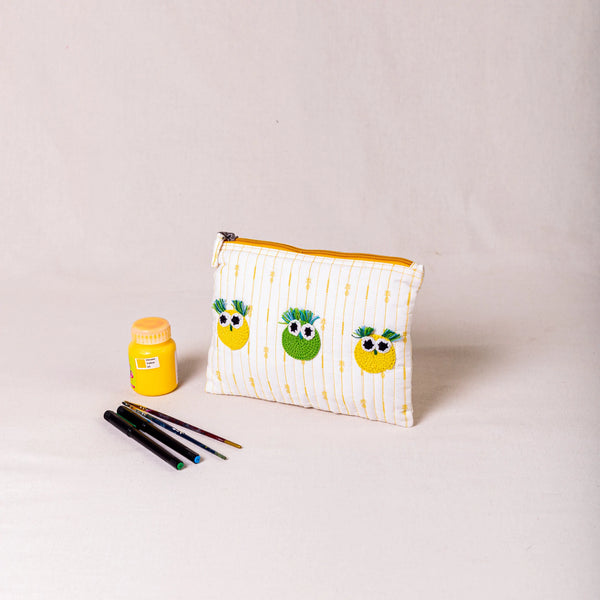 Pouch - Owl Crochet