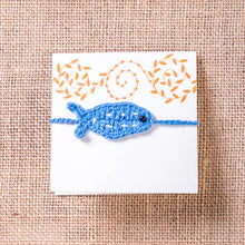 Handmade Crochet Rakhi - Fish