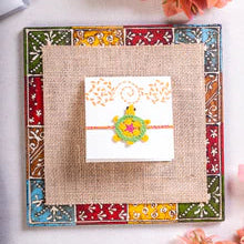 Handmade Crochet Rakhi - Turtle