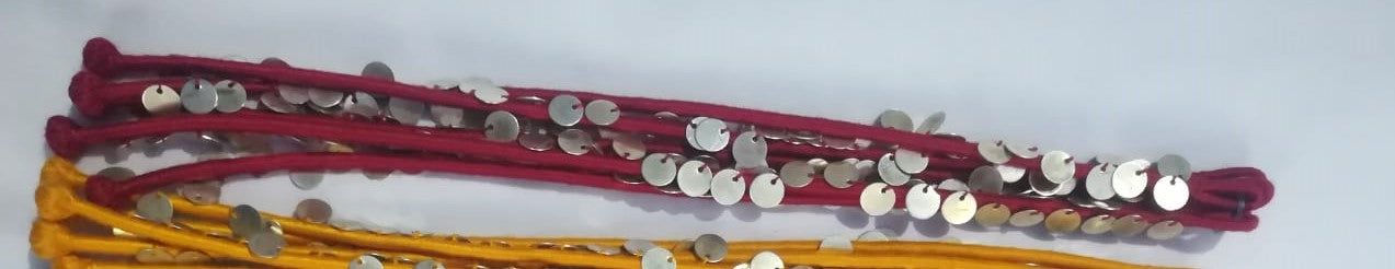 Tribal Anklets with metal  jhalar