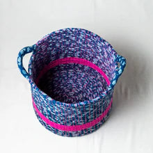 HandWoven Storage Basket - Blue