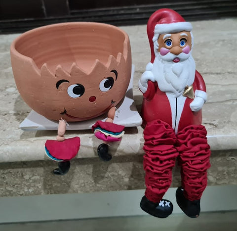 Santa + Planter combo