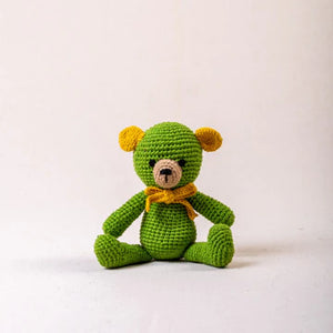 Small green online teddy bear
