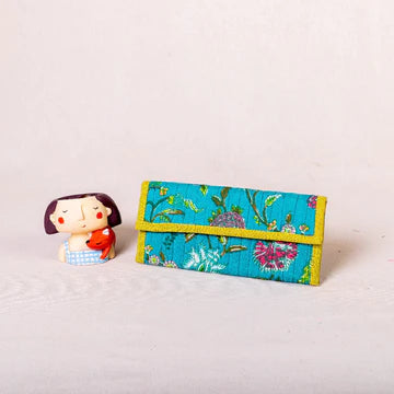 Kusum Wallet - Red Kantha