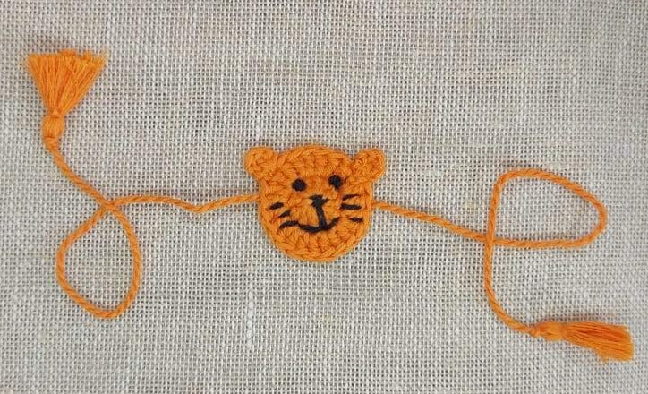 Handmade Crochet Rakhi - Sheru