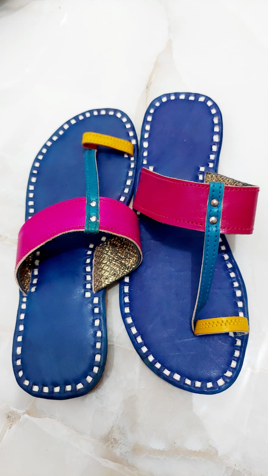 Handmade Chappal-Toe-Divided Chappals