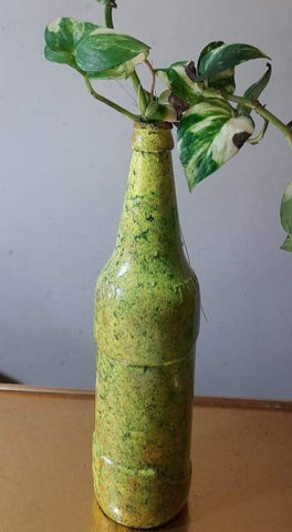 Hand Painted Bottle - Lime & Lemony
