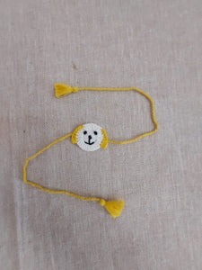 Handmade Crochet Rakhi - Dog