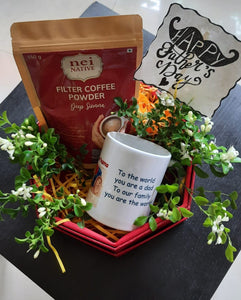 Mug and Filter Coffee gift box for your dad