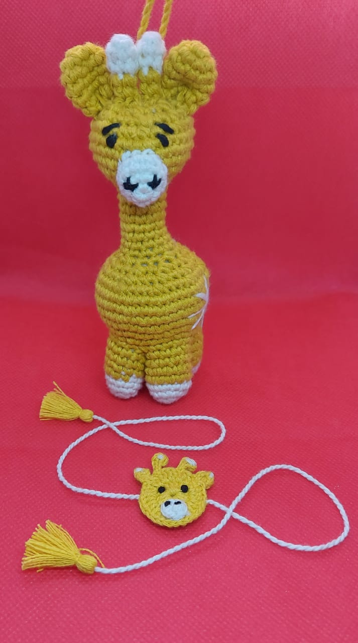 Children special Rakhi +Toy-Giraffe
