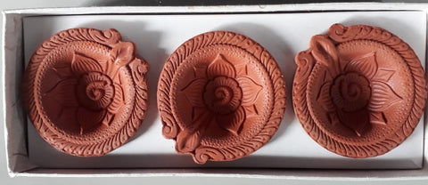 Mitti diyas Set