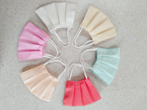 Cotton face masks