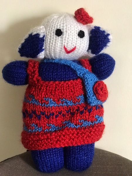 Doll with a bag