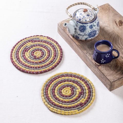 Handwoven 8” Placemats (Set of 2)